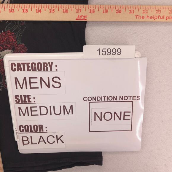 Grateful Dead Band Crew Neck Short Sleeve Graphic T Shirt Mens Size M Black - Picture 8 of 9